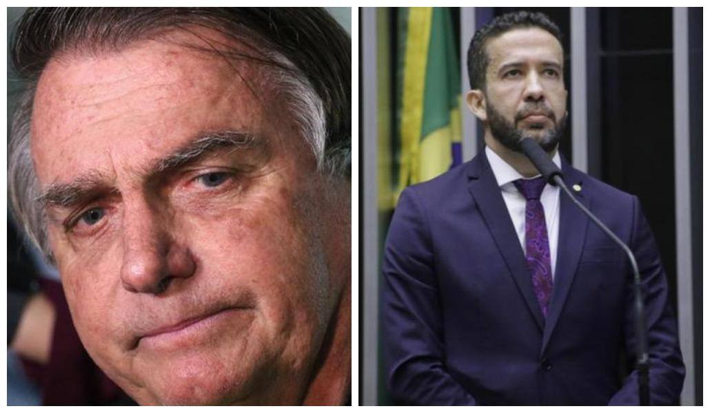 Jair Bolsonaro e André Janones
