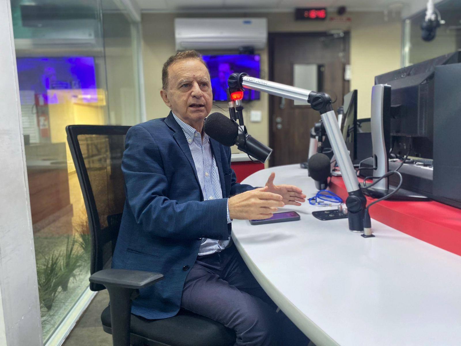 O prefeito de Betim, Vittorio Medioli, foi o entrevistado do Café com Política  desta quarta-feira (7)