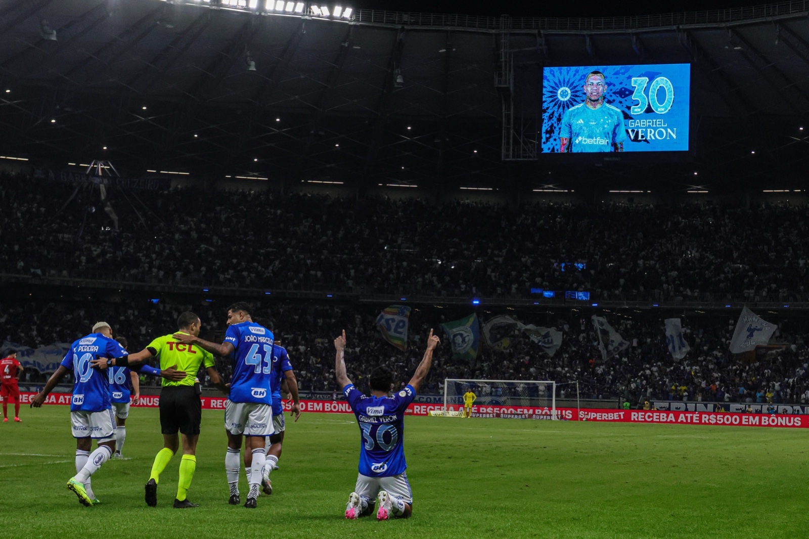 Gabriel Veron é uma das armas ofensivas do Cruzeiro