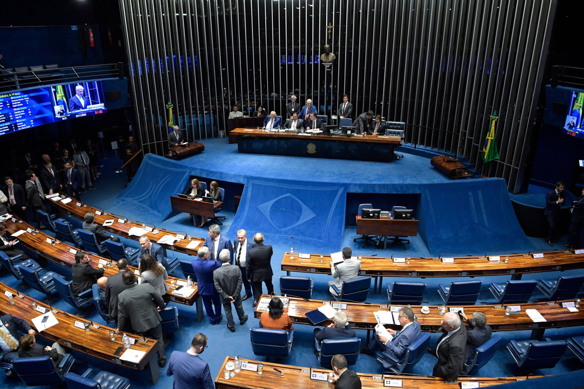 O Plenário do Senado Federal