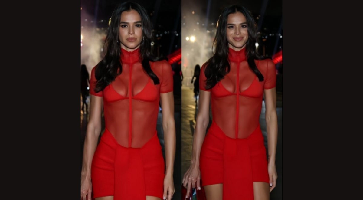 Bruna Marquezine usa look avaliado em R$ 200 mil em festa no RJ
