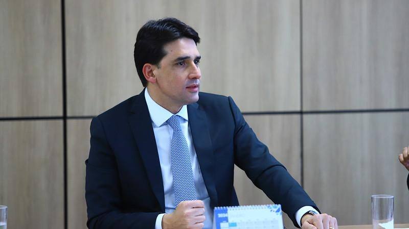 O ministro de Portos e Aeroportos, Sílvio Costa Filho