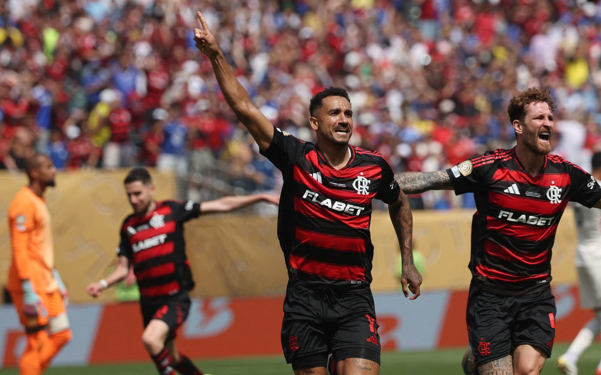 Flamengo encara o LAFC nesta terça pelo Mundial de Clubes (Foto: Franck Fife/AFP)