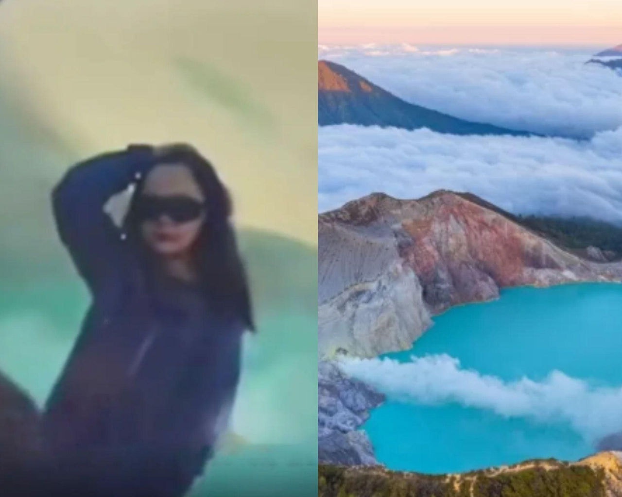 Turista morreu após cair na boca de um vulcão ativo na Indonésia