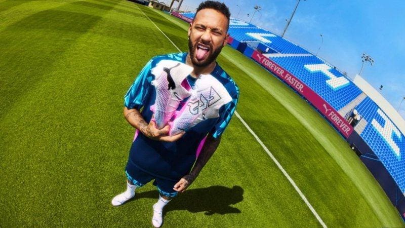 Neymar usará chuteira totalmente tecnológica