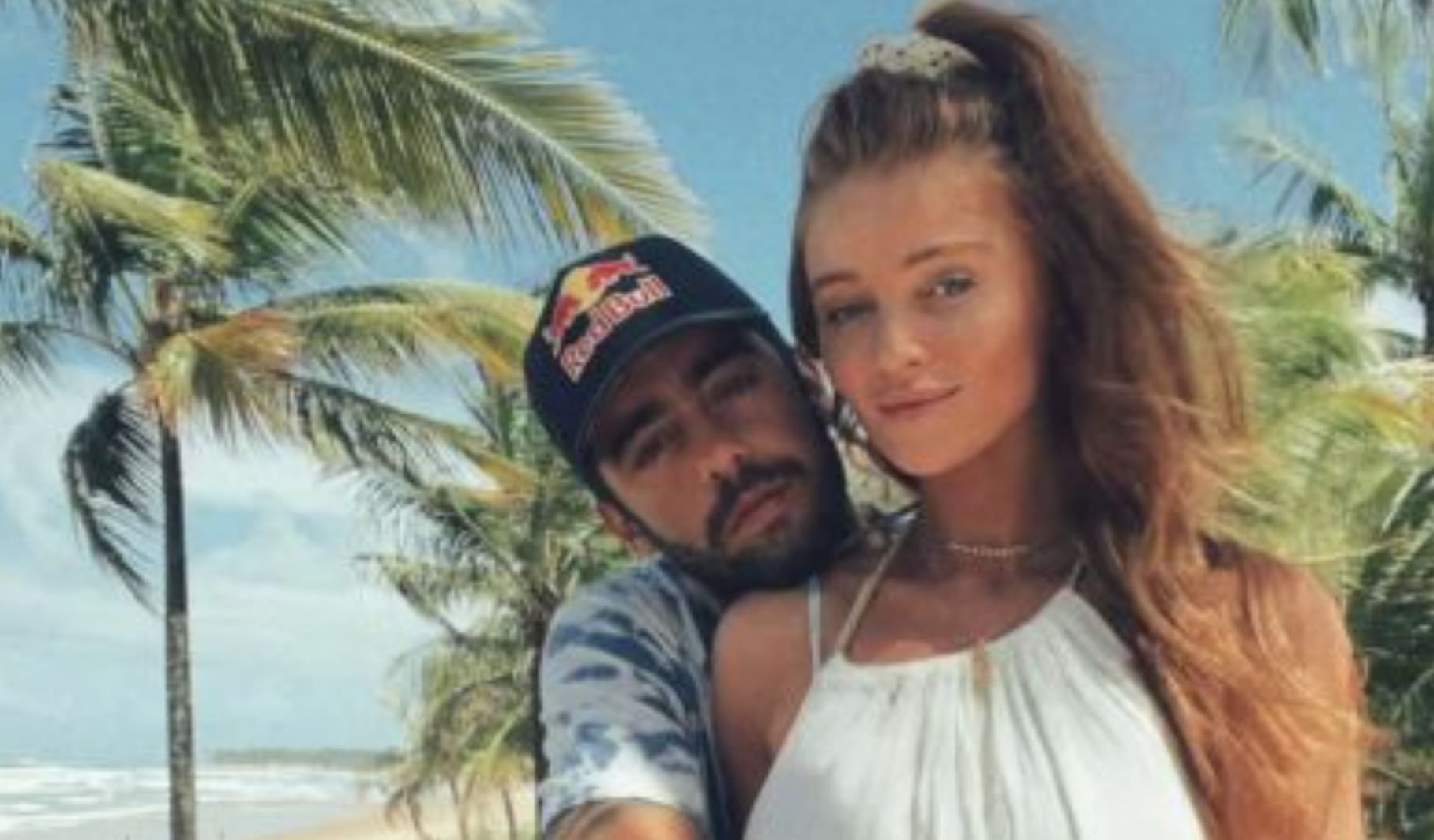 Pedro Scooby e a esposa Cintia Dicker