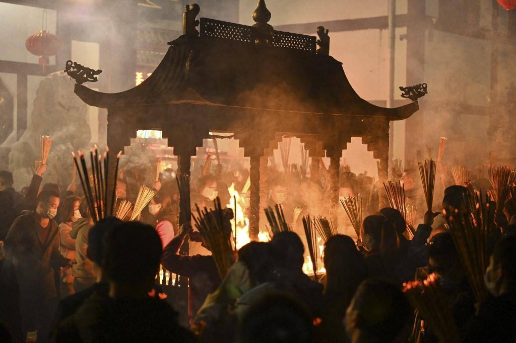 Chineses se reuniram para celebrar o Ano-Novo chinês