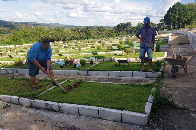 Crime ocorrida no Cemitério Parque da Saudade, em Formiga