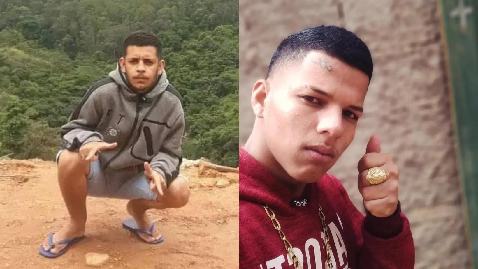 À esquerda, Victor Manuel Lopes Costa e, à direita, Jeferson Lopes de Sousa
