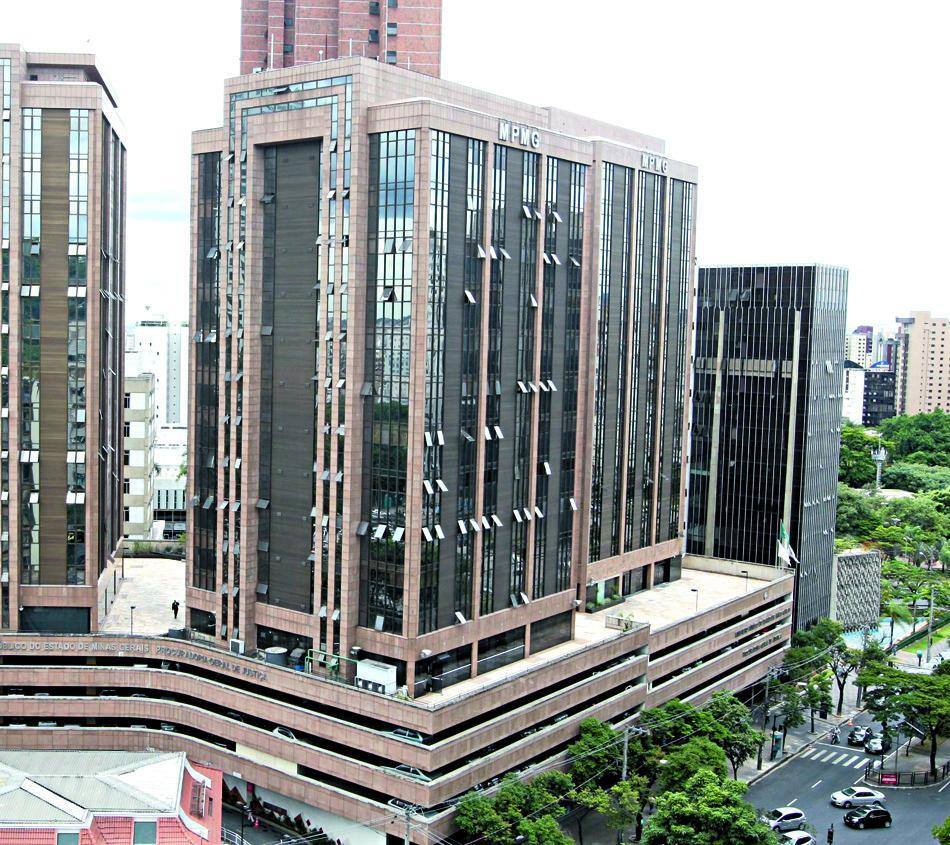 Vista fachada do predio MPMG ( Ministeri Publico de MInas Gerais