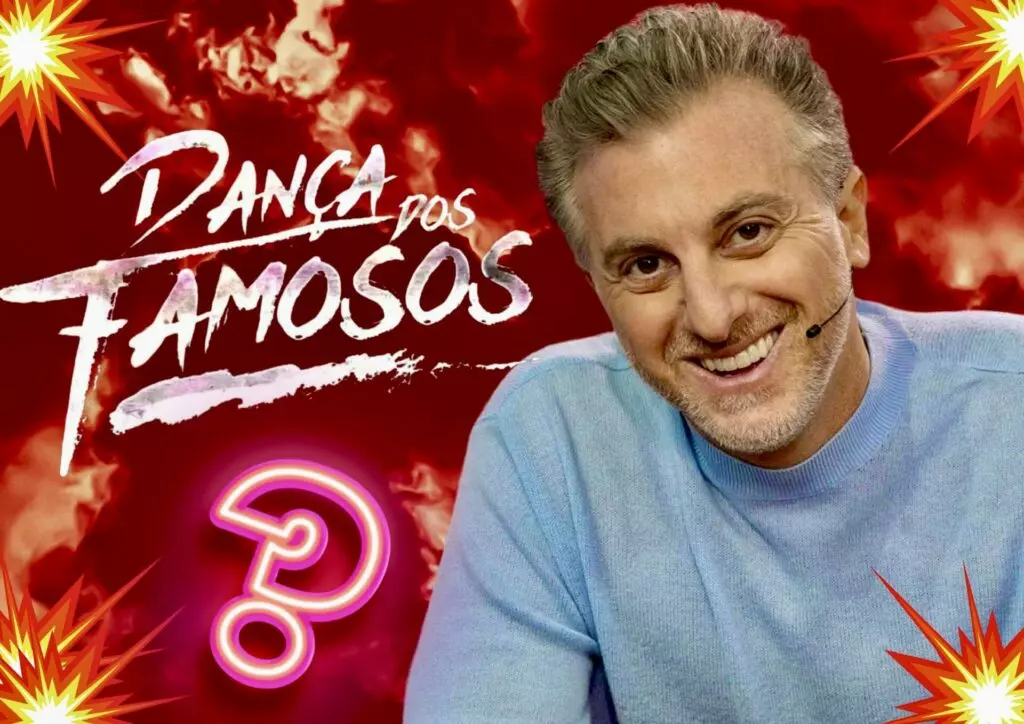 Luciano Huck nos bastidores do 'Domingão'