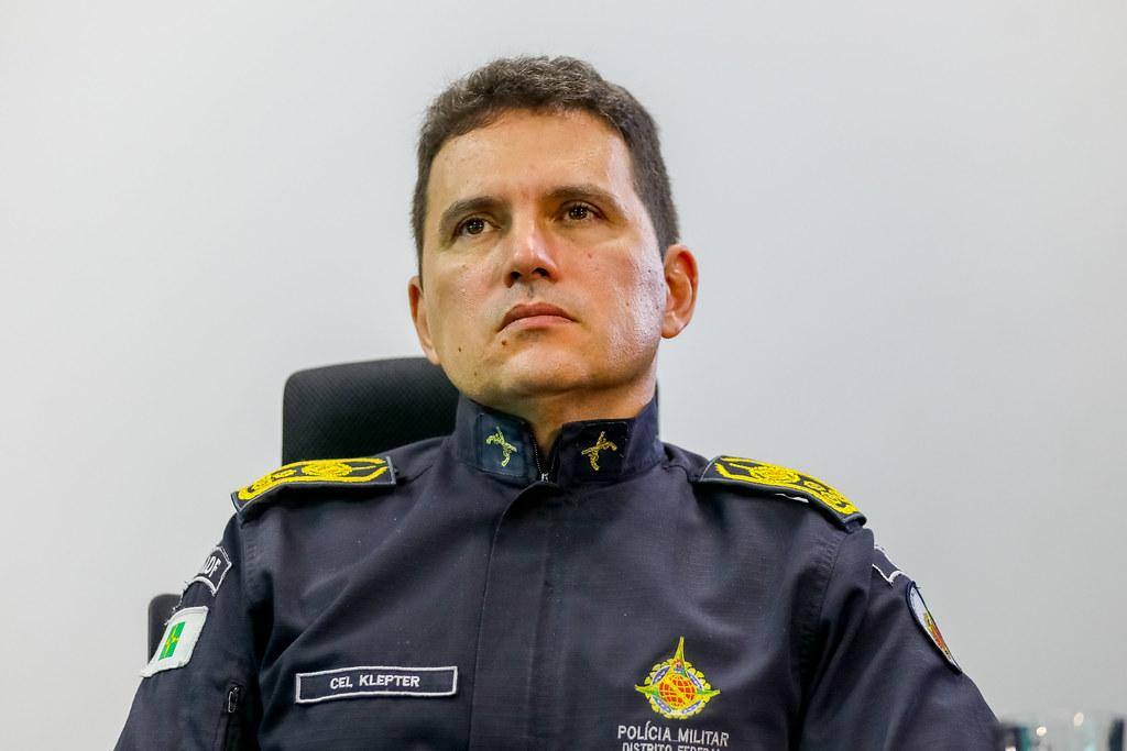 O comandante-geral da PMDF, coronel Klepter Rosa, foi preso em operação da PF