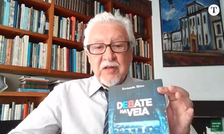 Jornalista Fernando Mitre lança livro que conta curiosidades e bastidores sobre o debate eleitoral na TV