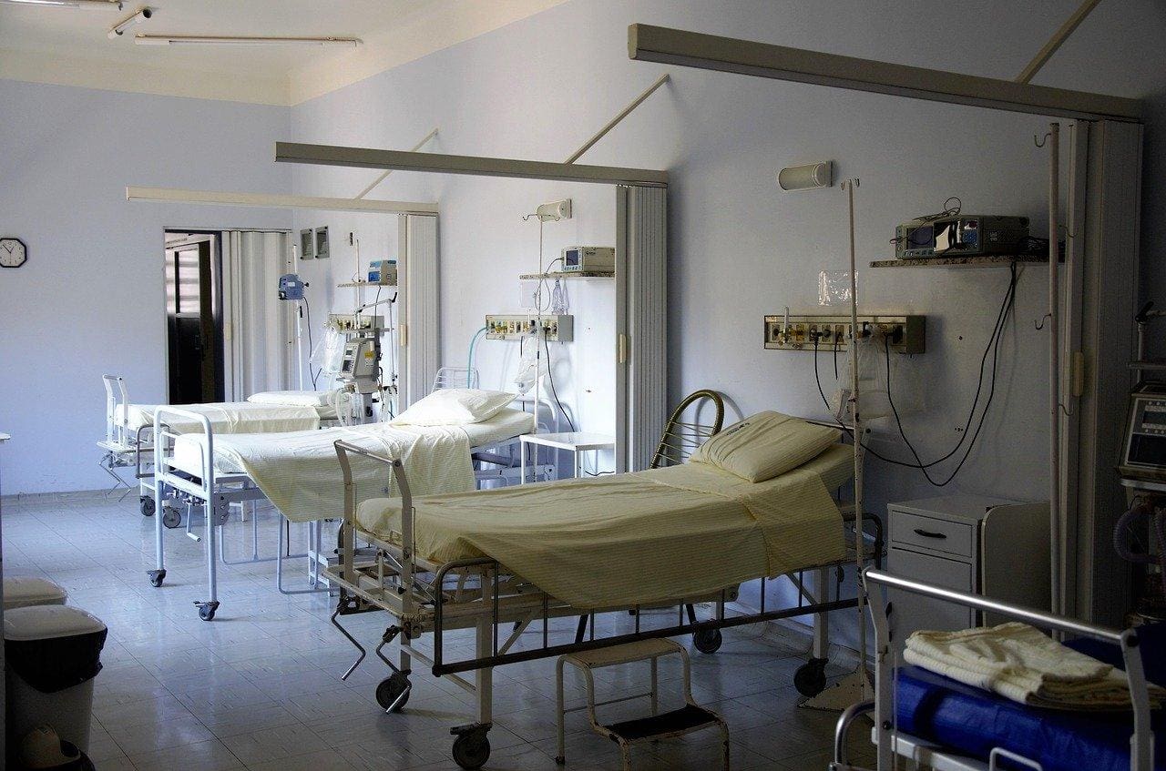 Imagem mostra leito de hospital