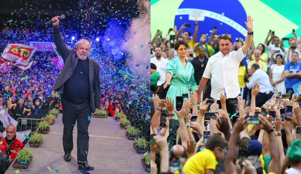 Distância entre Lula e Bolsonaro se mantém estável em Minas Gerais