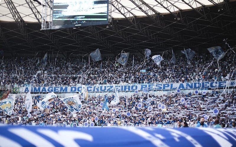 Mineirão estará totalmente ocupado pela torcida do Cruzeiro no clássico do dia 11, pela Copa do Brasil (Foto: Gustavo Martins/Cruzeiro)