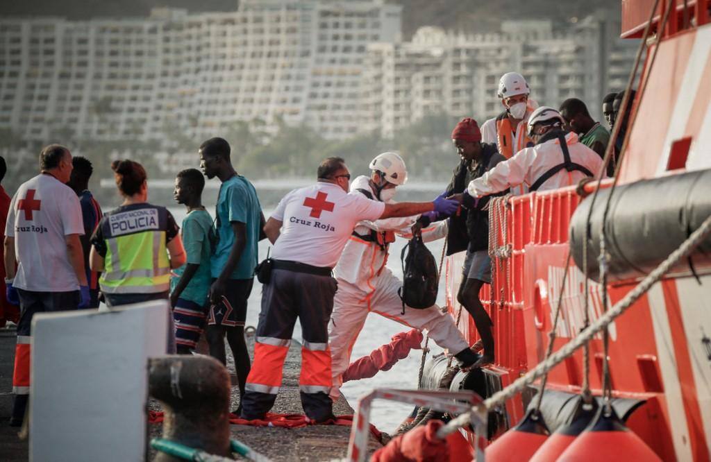Resgate de migrantes senegaleses na Espanha
