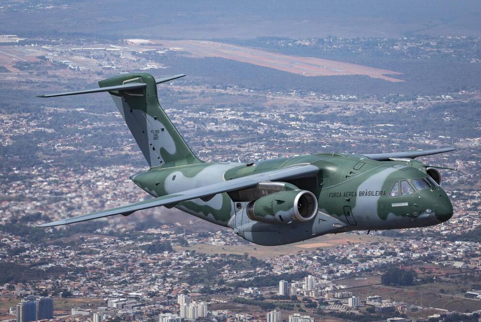 Avião KC-390 da Embraer