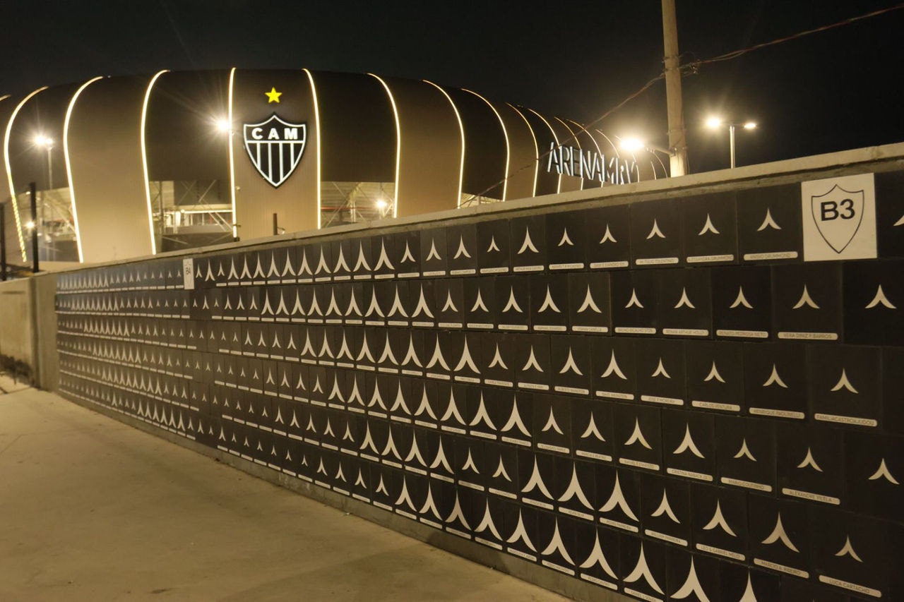 Instalação começou a ser feita em abril deste ano, como divulgado pelo Atlético