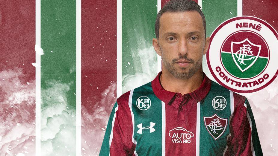 Meia Nenê, de 37 anos, é o novo reforço do Tricolor carioca e assina contrato até o final de 2020
