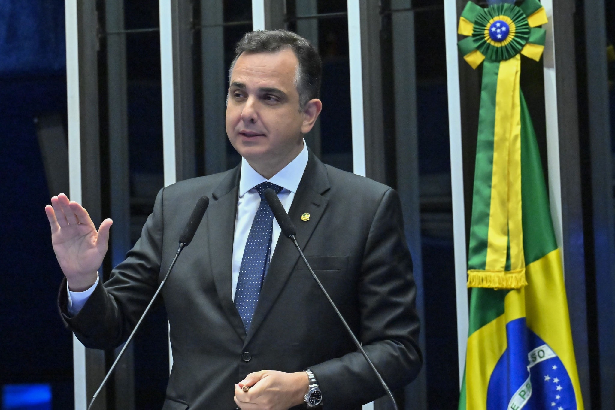 Após deixar a presidência do Senado, Rodrigo Pacheco (PSD-MG) foi alvo de especulações para assumir um ministério do gabinete do presidente Luiz Inácio Lula da Silva (PT)