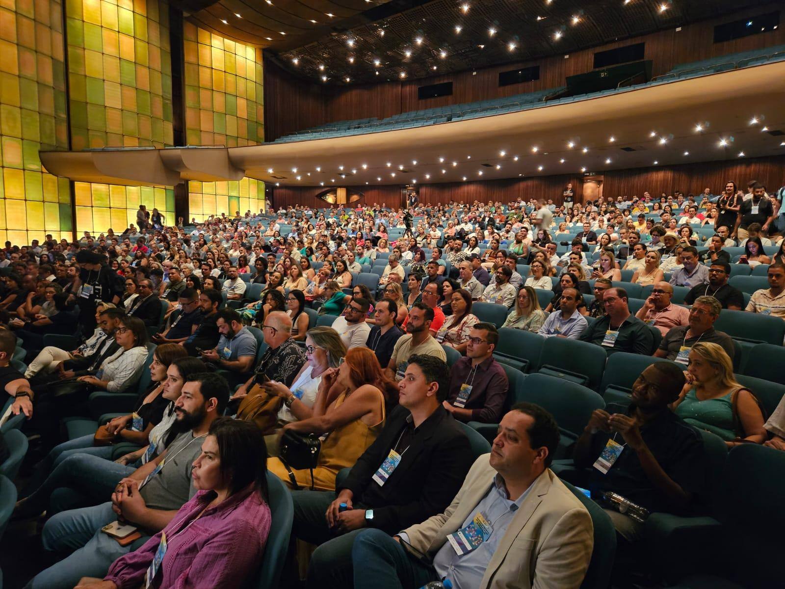 O Grande Teatro ficou lotado nos dois dias de evento