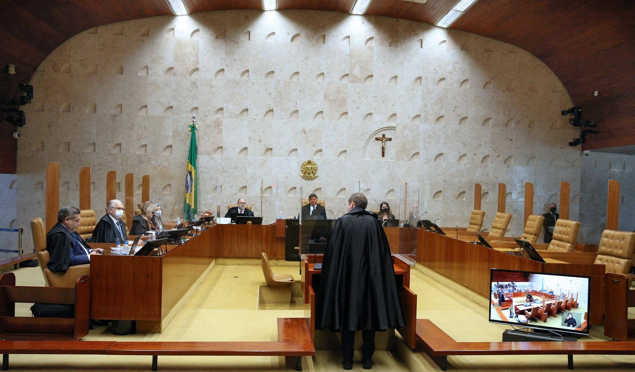 Plenário do STF: caso tem como relator o ministro Alexandre de Moraes