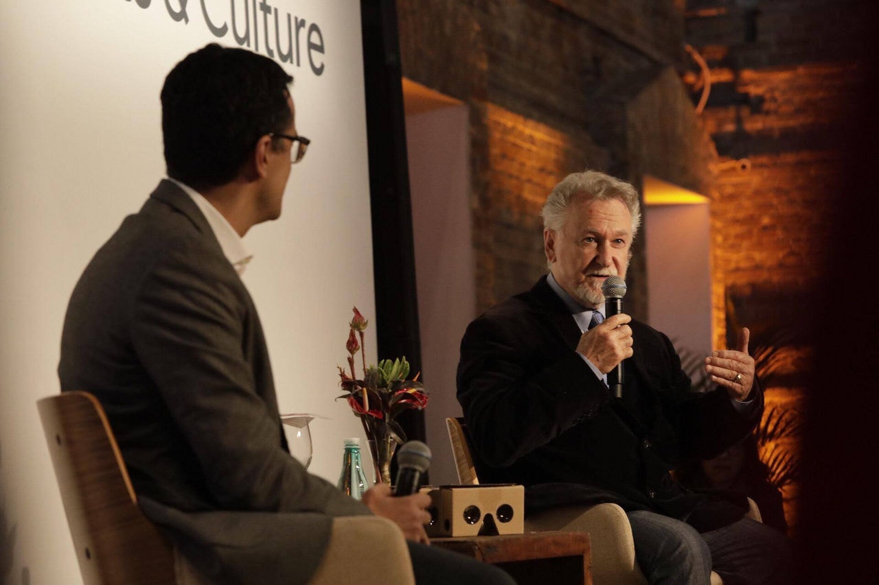 Rafael Corrêa, diretor de comunicação do Google e João Cândido Portinari