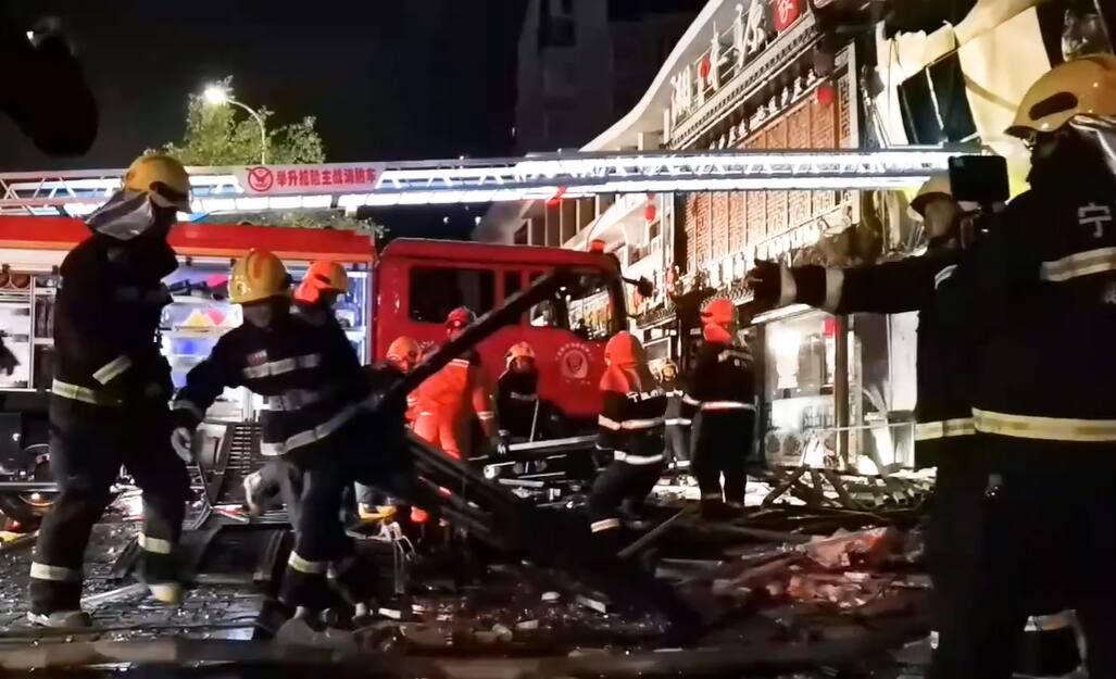 explosão na China
