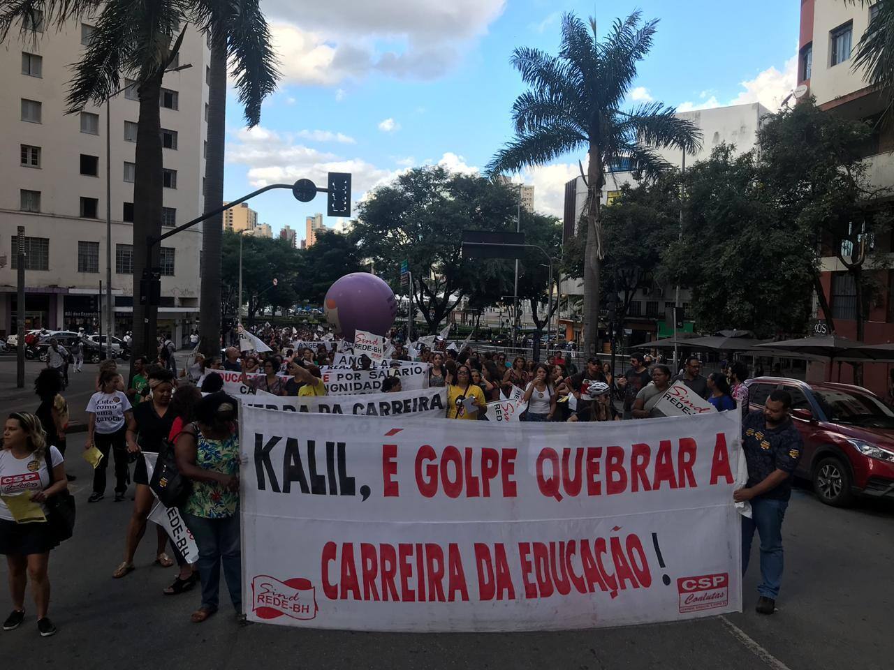 protesto servidores da educação