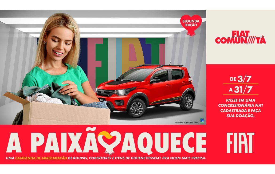 Campanha da Fiat começa nesta segunda-feira (3) em todas as concessionárias da marca no país
