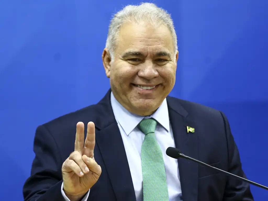 Marcelo Queiroga (PL) em evento do governo Jair Bolsonaro, quando era ministro da Saúde