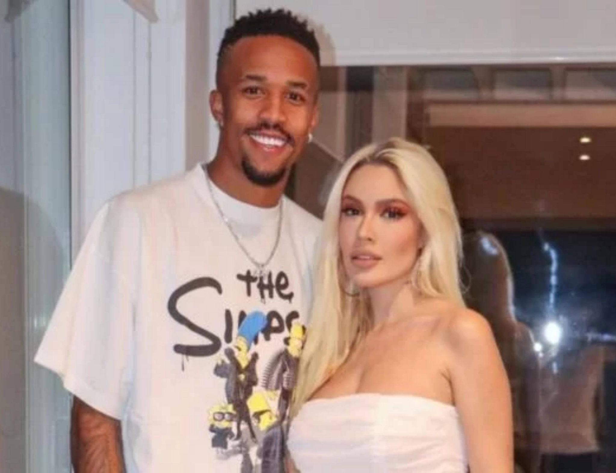 Éder Militão e Karoline Lima