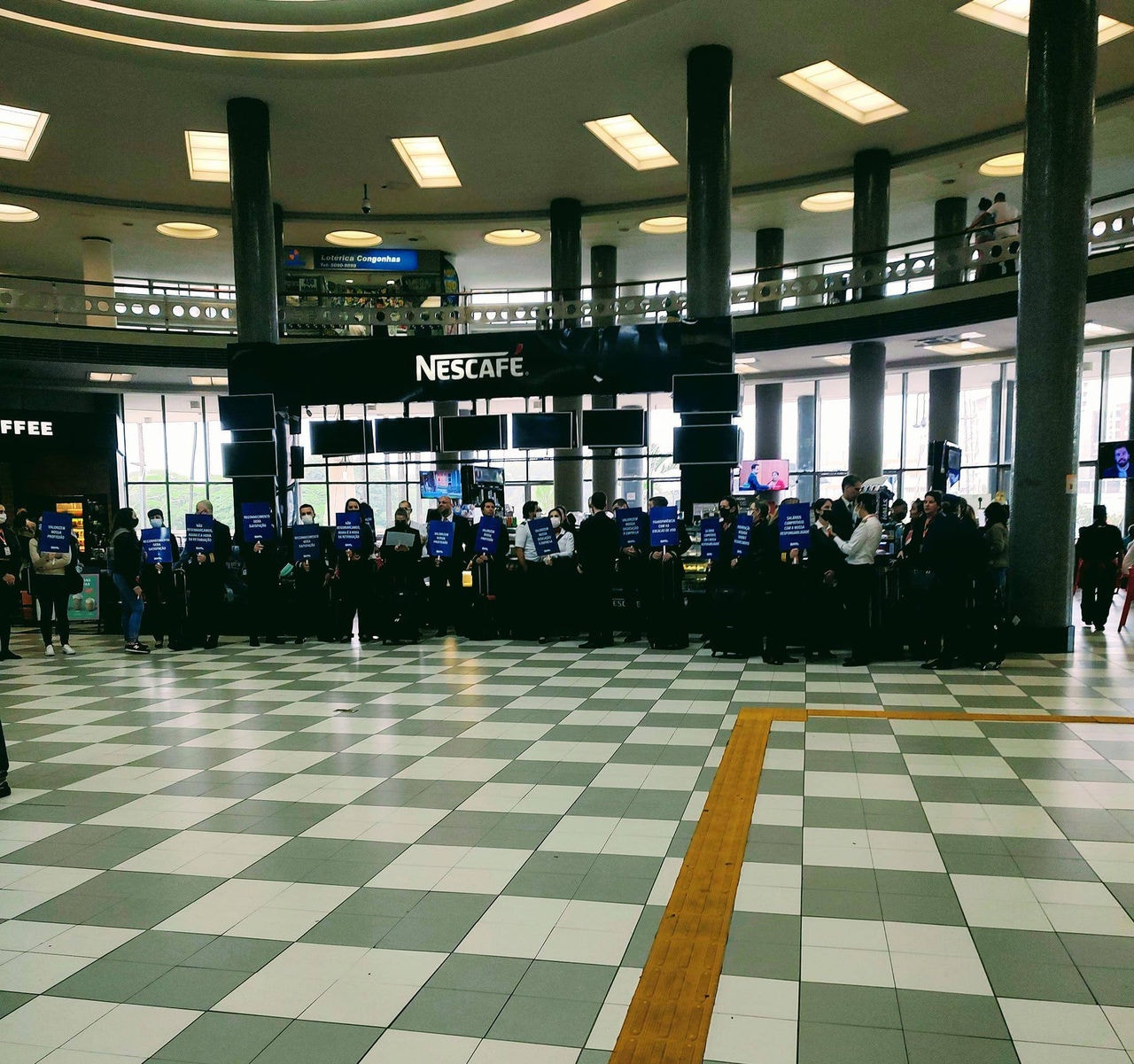 greve dos aeronautas em Congonhas