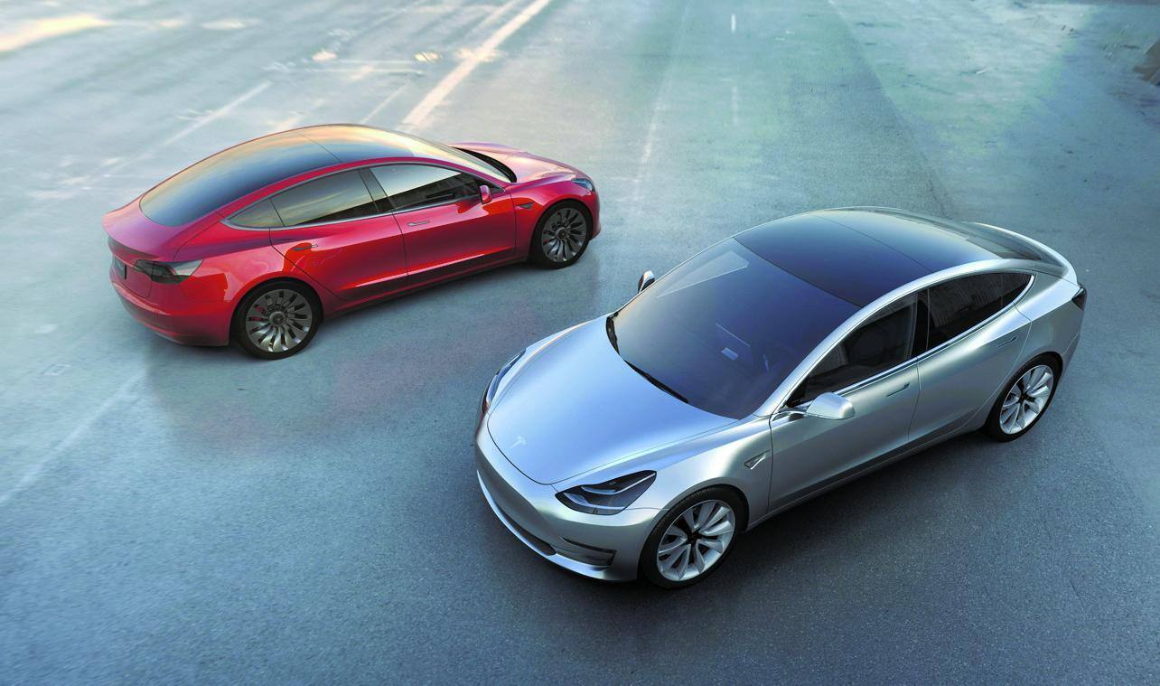 FRANCE-US-TESLA-MOTORS-MODEL 3