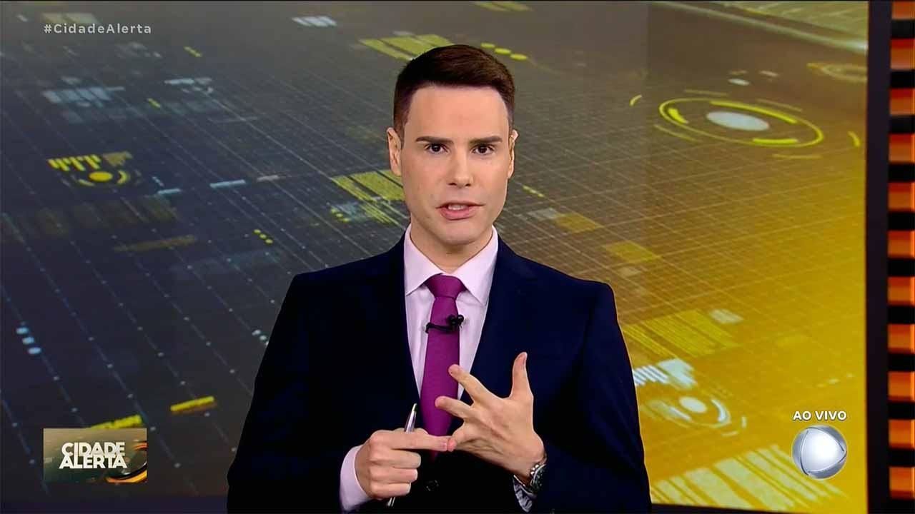 O apresentador Luiz Bacci