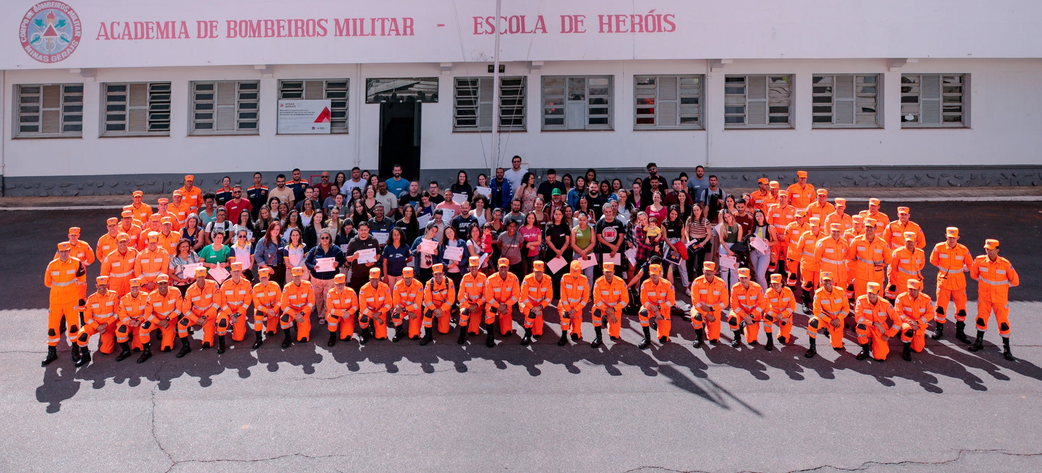 Projeto Emergência Kids, idealizado pela Academia do Corpo de Bombeiros Militar de Minas Gerais