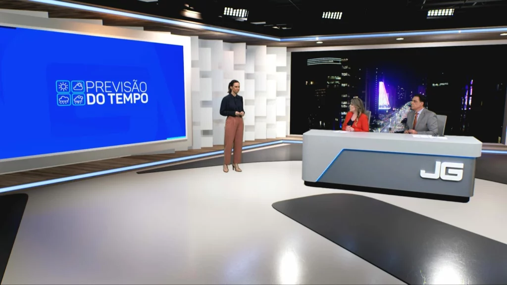 Cenário virtual do Jornal da Gazeta lançado em junho de 2025