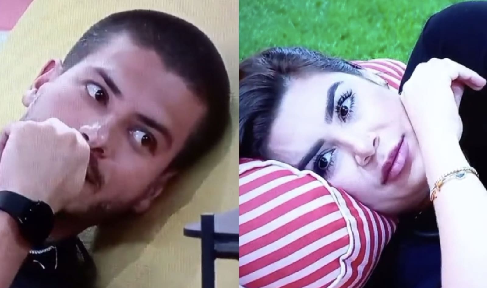 Arthur Aguiar é alvo de pergunta polêmica de Naiara Azevedo