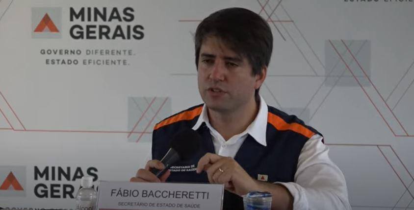 O secretário de Estado de Saúde de Minas Gerais, Fábio Baccheretti