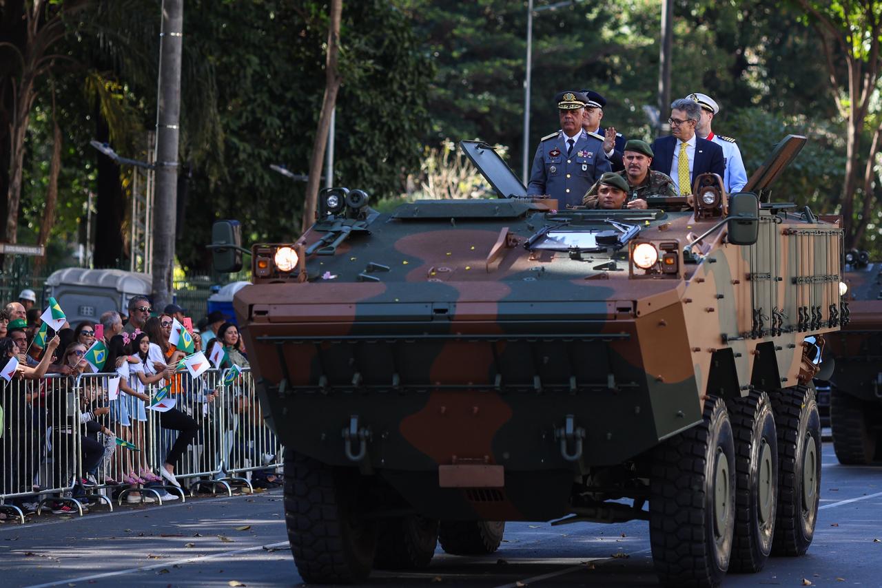 Desfile do Dia da Independência do Brasil teve a participação das diversas forças de segurança que atuam em Minas