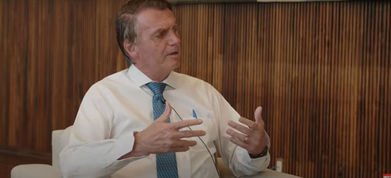 Bolsonaro em entrevista ao Metrópoles