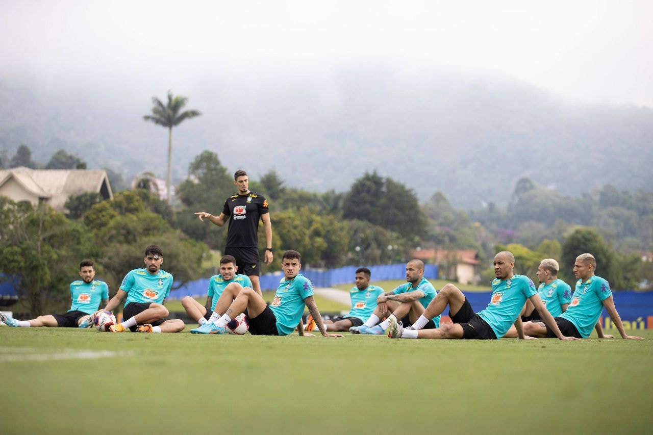 Seleção brasileira 2022 treino