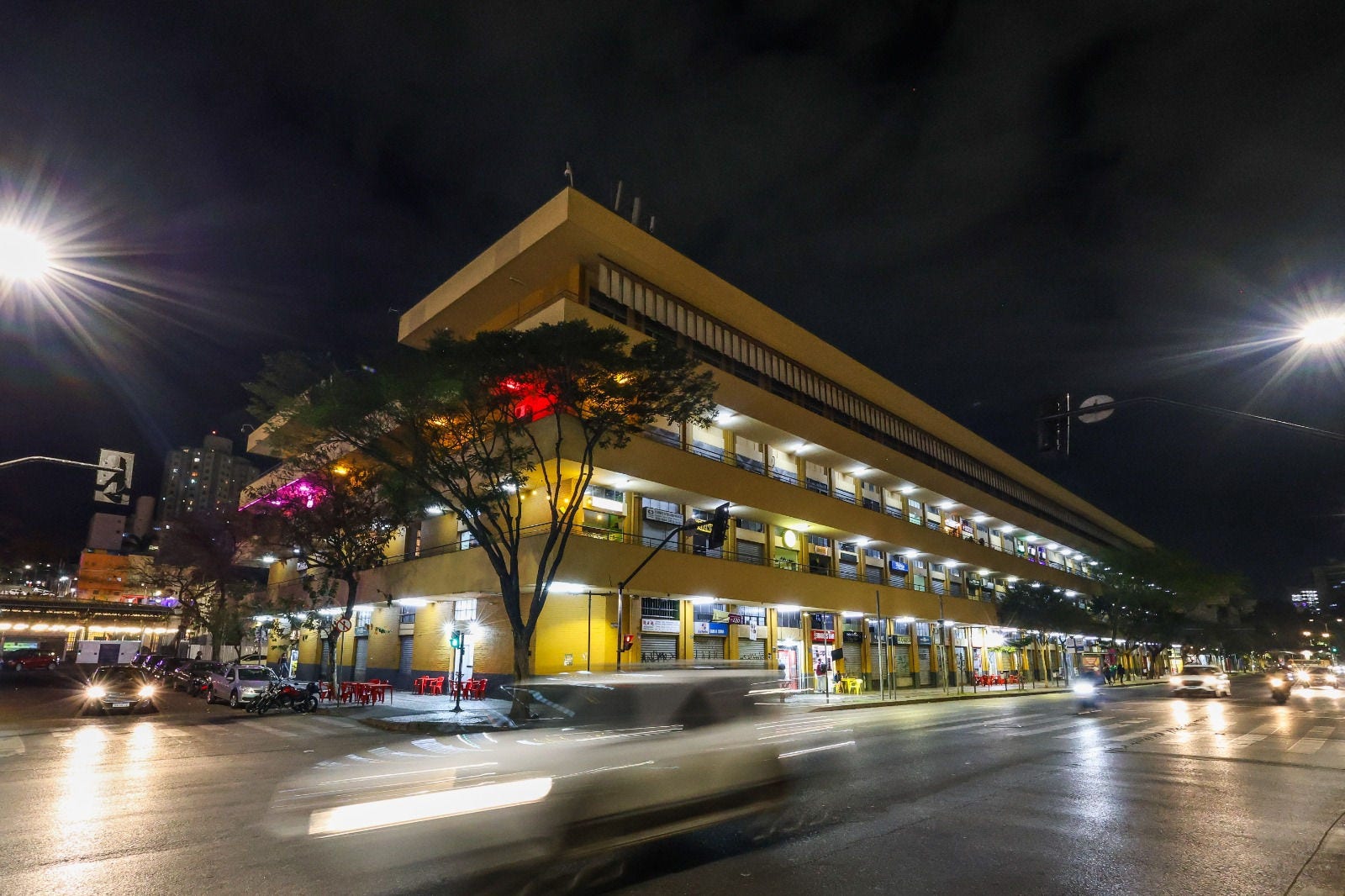 Edifício Central está localizado no centro da cidade