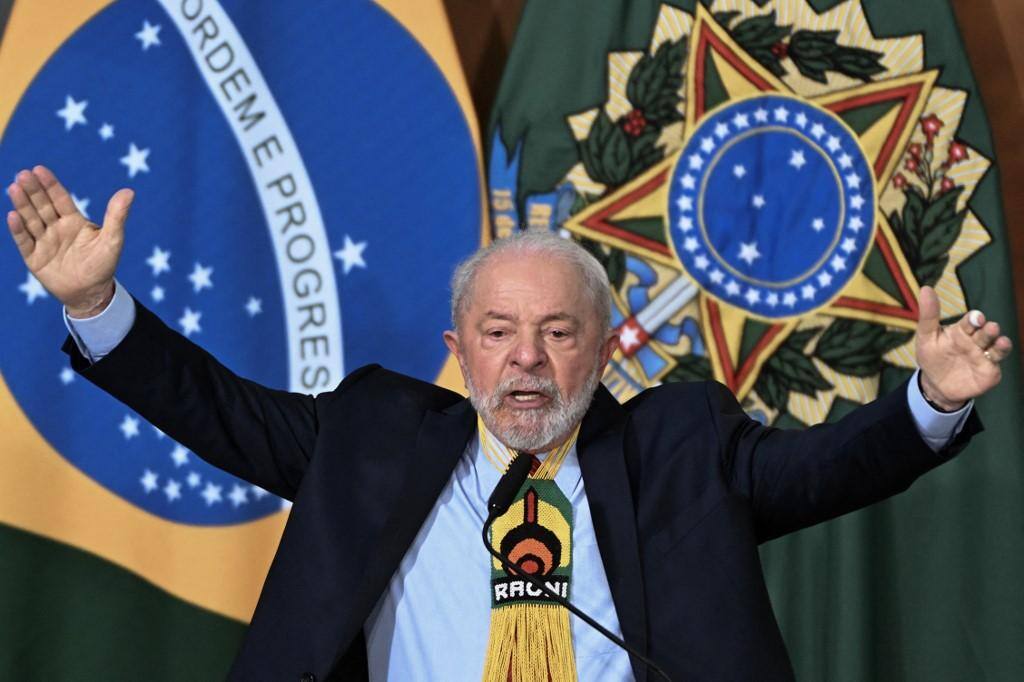 Lula em cerimônia no Palácio do Planalto: o Brasil receberá pela primeira vez a Presidência do G20