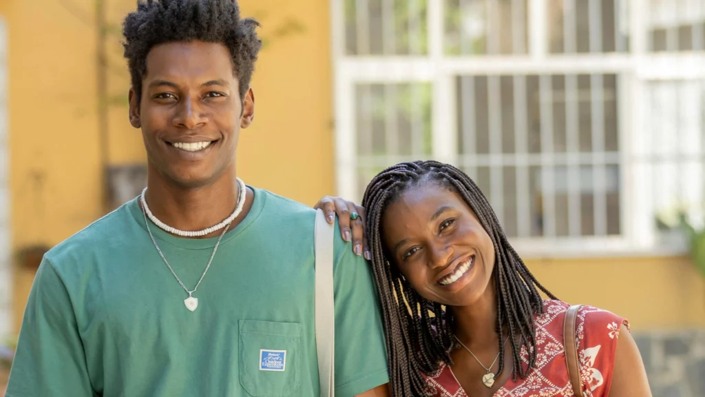 André (Breno Ferreira) e Daniela (Jessica Marques)