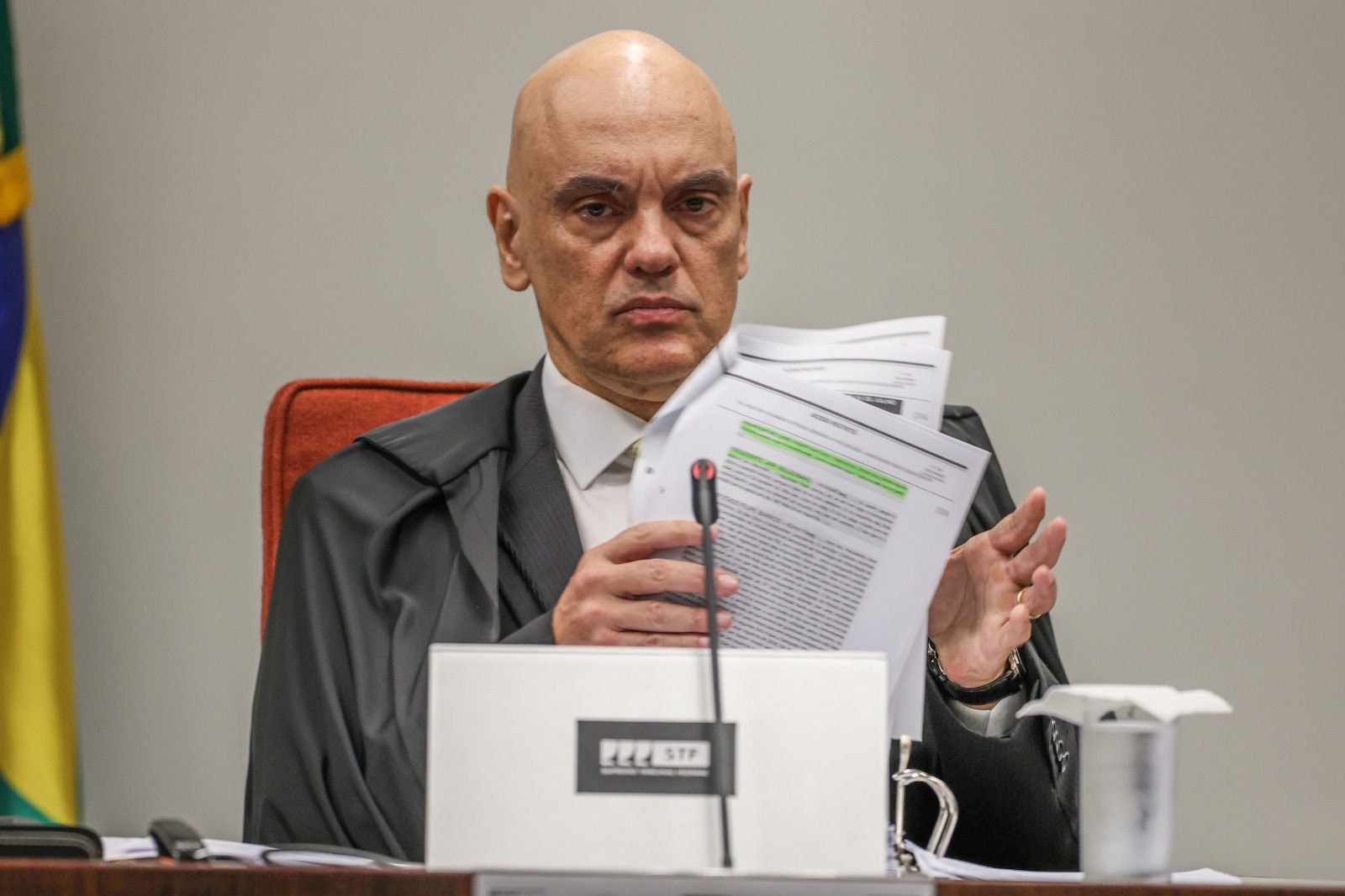 O ministro Alexandre de Moraes é o relator da ação penal sobre o suposto golpe no STF