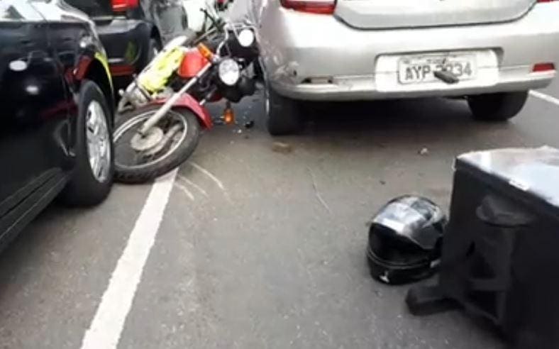 Motociclista atropelado
