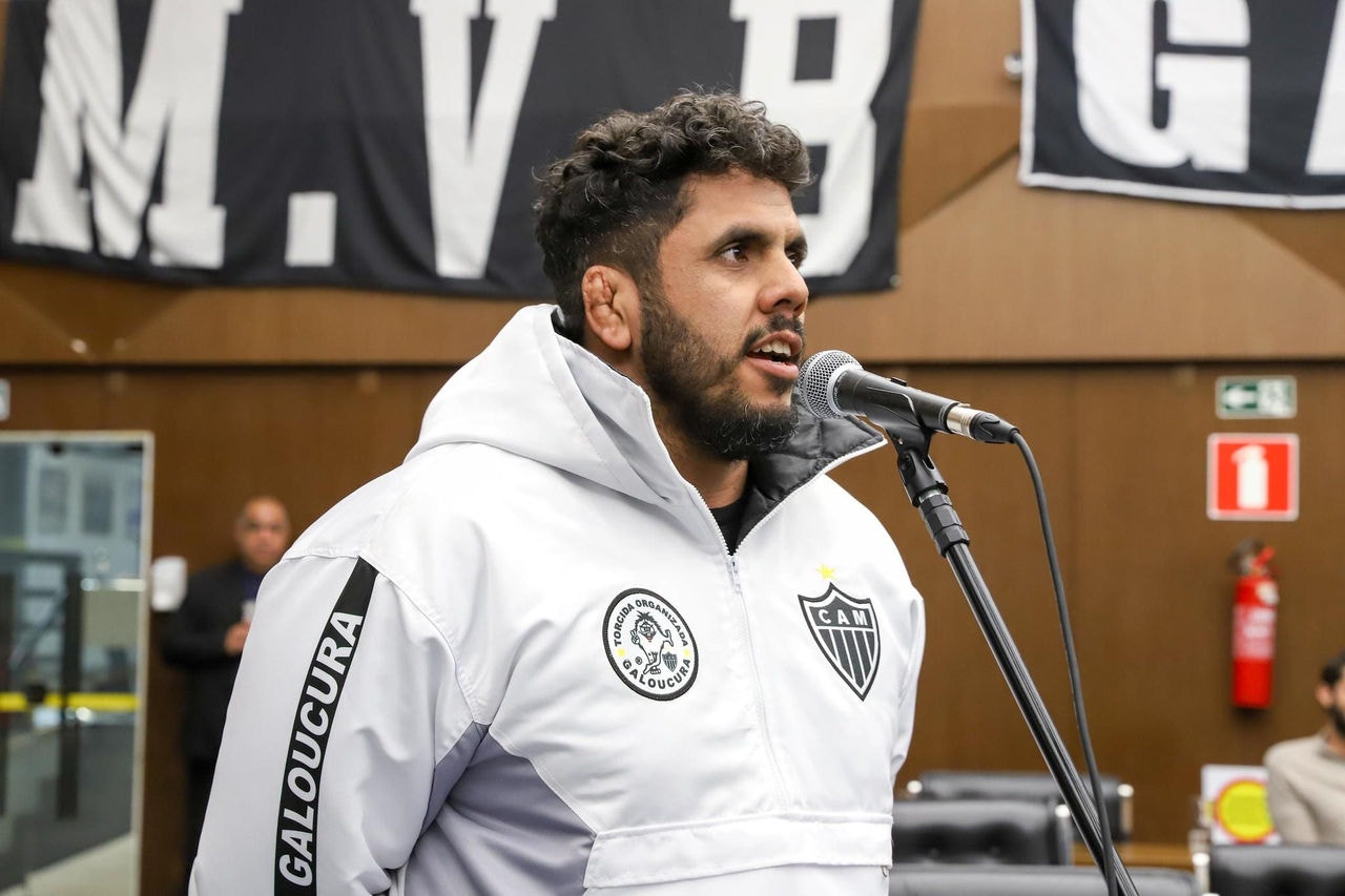 César Gordin (Solidariedade) durante votação que permitiu a inauguração da Arena MRV no ano passado