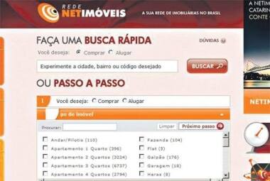 Filtro Site da Net Imóveis registra 68 mil consultas por mês; cliente pode filtrar busca de imóveis de acordo com o perfil